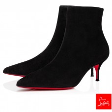 Christian Louboutin Ankle Boots So Kate Booty Black 55 mm Suede Women