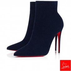 Christian Louboutin Ankle Boots So Kate Booty Nocturne 100 mm Suede Women