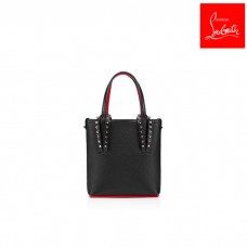 Christian Louboutin Cross-Body Bags Cabata N/S Mini Black Classic Leather Women