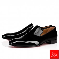 Christian Louboutin Loafers Dandelion Black Patent Leather Men