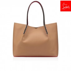 Christian Louboutin Totes Cabarock Large Brown Classic Leather Women