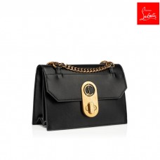 Christian Louboutin Iconic Bags Elisa Small Black Calf Women